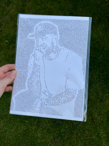 Mac Miller - Tiny Desk - Typewriter Print